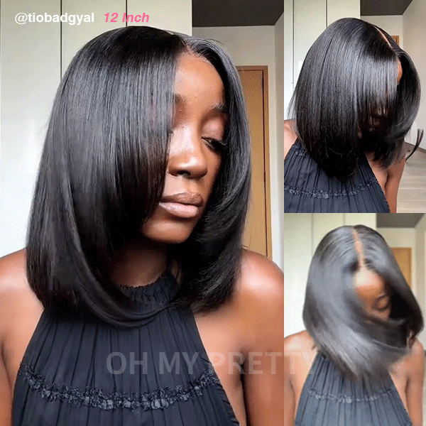 Layered Yaki Straight M Cap T Part Wig