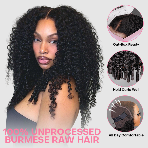 Burmese Curly M Cap Wig