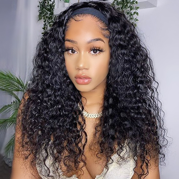 Water Wave Headband Wig