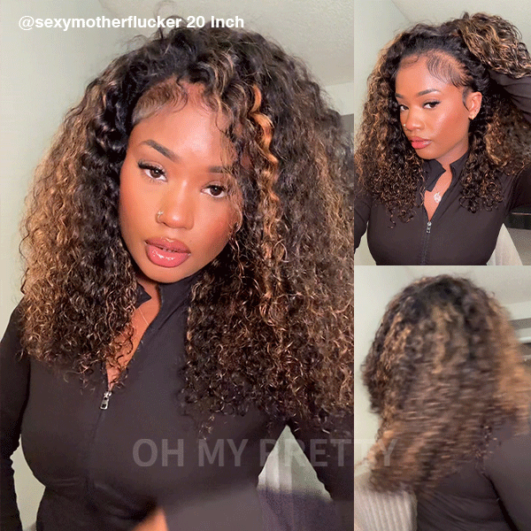 Water Wave Half Wigs