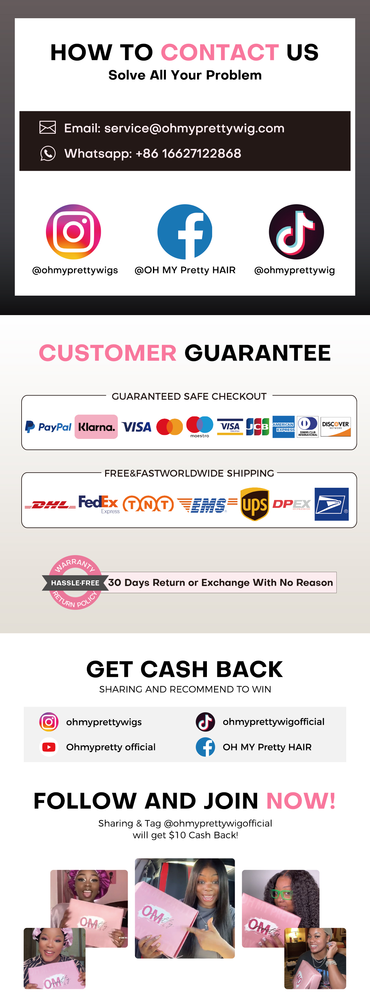 ohmyprettywig loose deep wave half wig