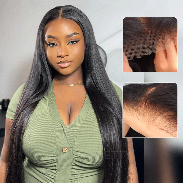 Glueless 6x4 HD Lace Straight Wig
