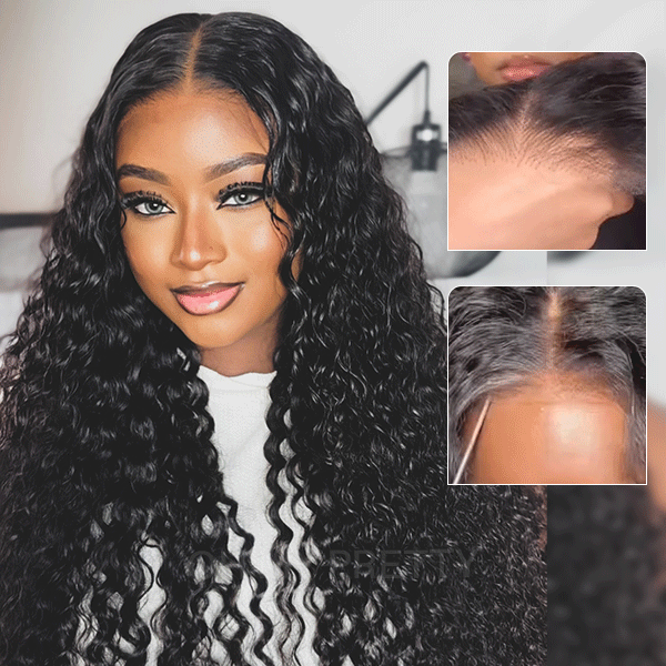 Glueless Water Wave Wear Go 6X4 HD Lace Wig