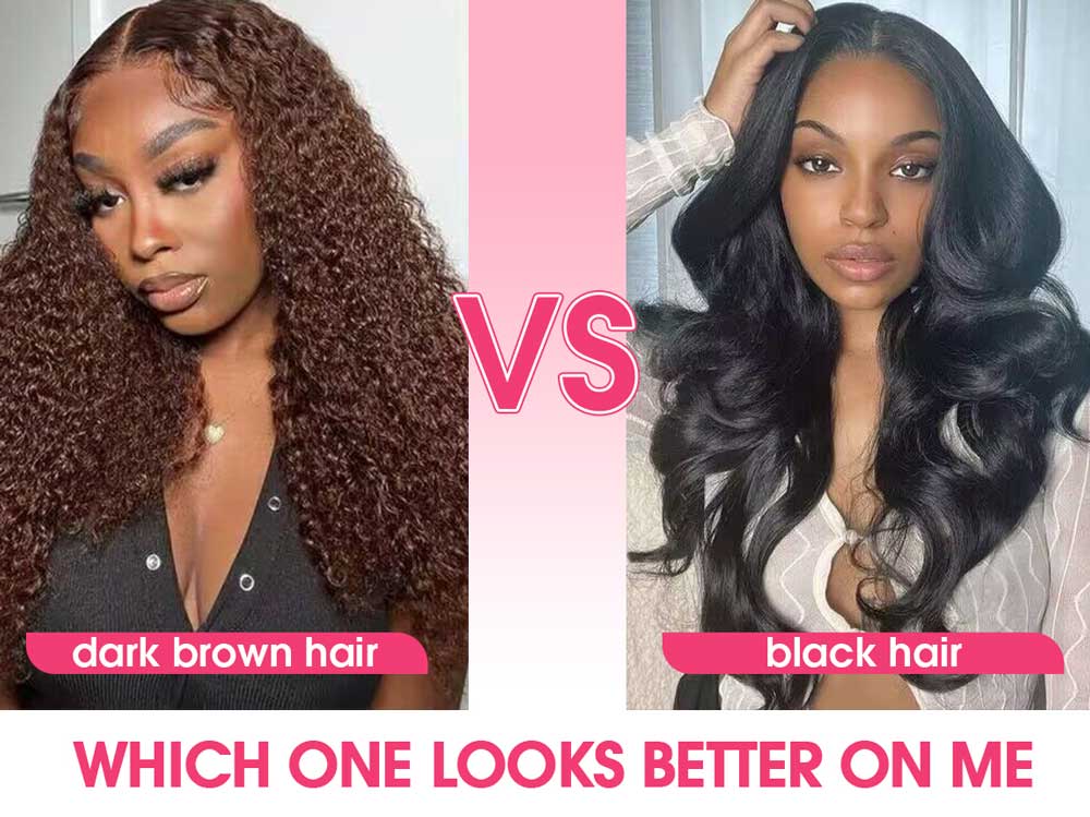 Dark Brown Hair Vs Black Hair Which One Looks Better On Me 