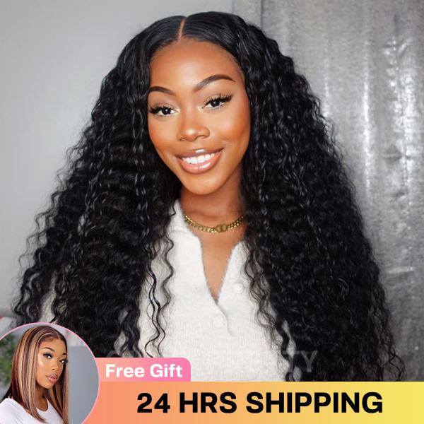 BOGO | Water Wave Wear Go 7x5 Lace Wig With Pre-plucked Edges Super Pre-bleached Knots Secure 3D Dome Cap
