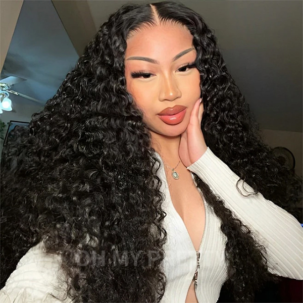 Pre-Cut&Plucked HD Lace Water Wave 6x4 Glueless Wear Go Wig