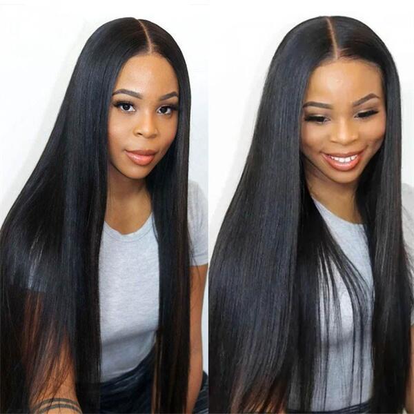 OhMyPretty Glueless Straight And Body Wave Wear Go 6x4 HD Lace Wig With Pre-plucked Edges
