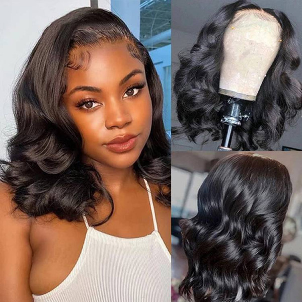 14 Inch Body Wave Wig 6x4 HD Lace Glueless Wig