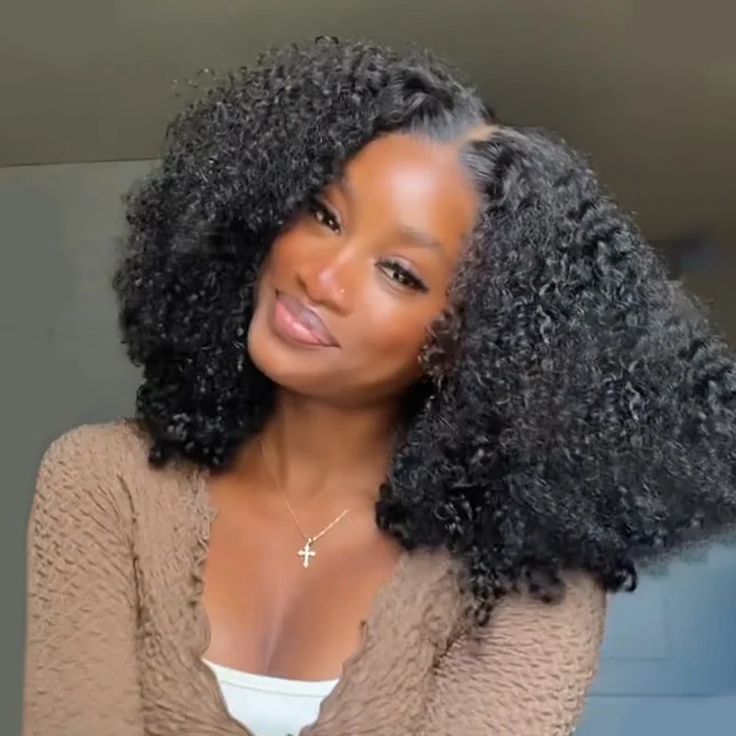 Email-only 12'' & 14'' Wear Go Glueless 7x5 Lace Kinky Curly Wig M Cap Pre Cut Lace with Natural Hairline Mini Knots Flash Sale
