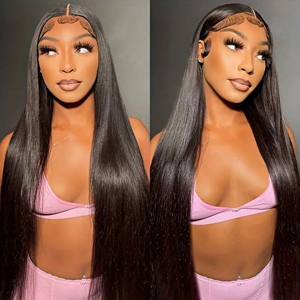 30 Inch Long Straight Human Hair Wig 13*6 Lace Front Wig
