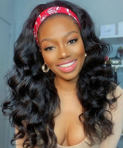 20 inch headband wig