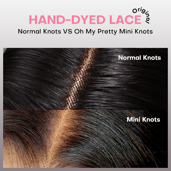 OhMyPretty Wear Go Glueless 9x6 Lace Body Wave Wig M Cap Pre Cut Lace with Natural Hairline Mini Knots