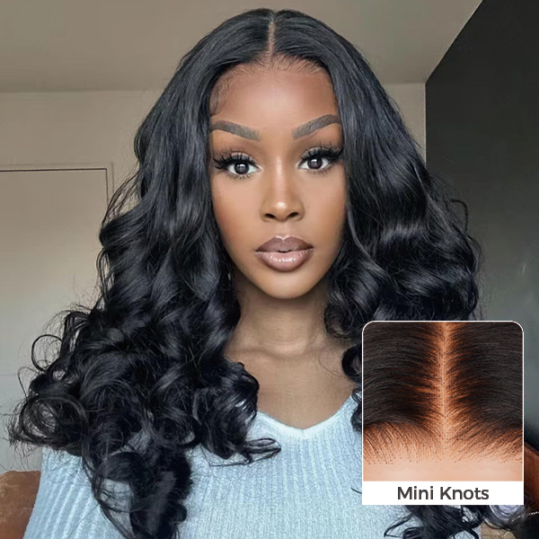 OhMyPretty Wear Go Glueless Ocean Wave 6x4 HD Lace Wig With Pre-plucked Edges