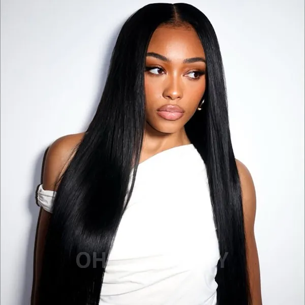 30-inch Silky Straight Glueless Wig HD Lace Front Wig