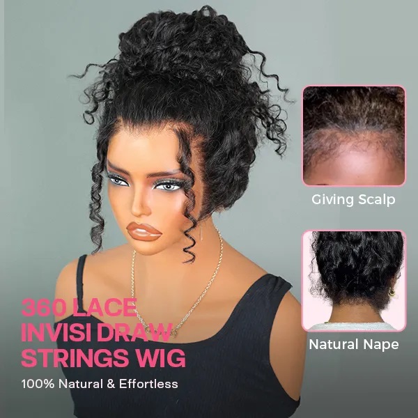 360 glueless lace wig