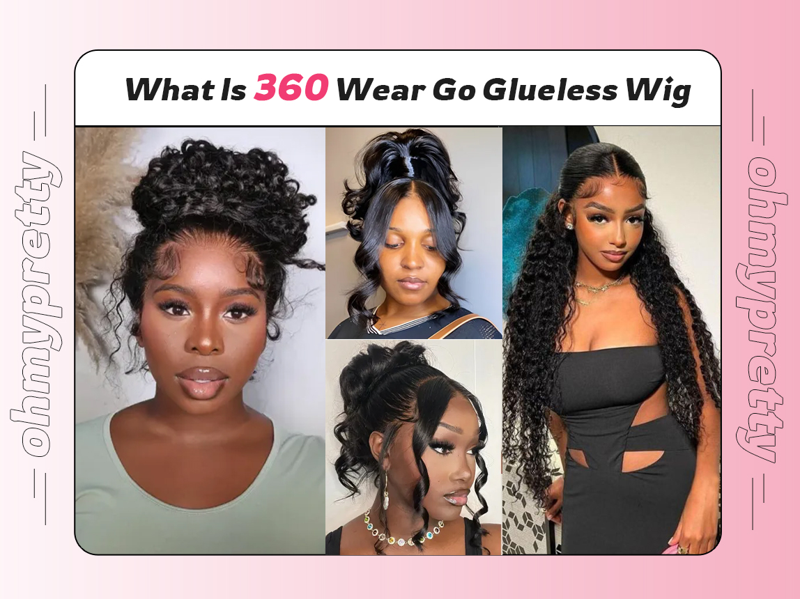 360 glueless wig