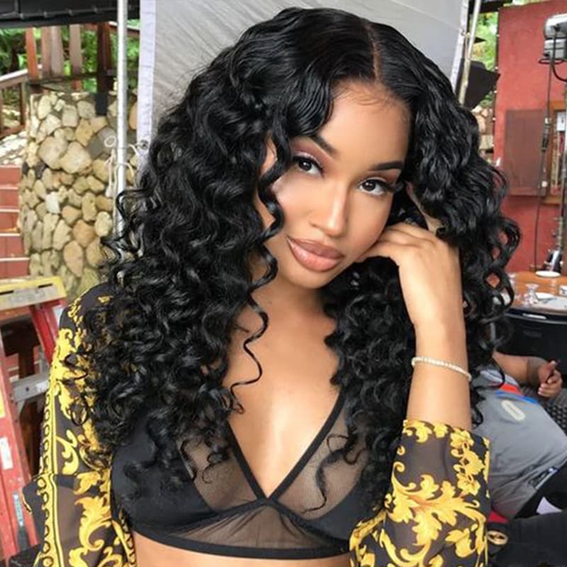 OhMyPretty Glueless Wand Curl Wear Go 6x4 HD Lace Wig With Pre-Plucked Natual Hairline Pre-Cut HD Lace Tiny Knots