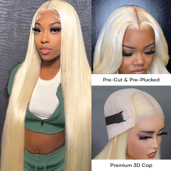 OhMyPretty Glueless 613 Straight Wear Go 6x4 HD Lace Wig With Pre-plucked Edges