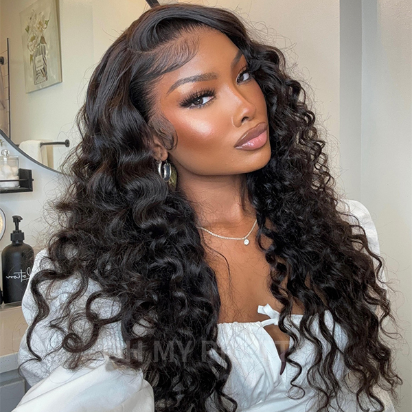 Loose Deep Wave Glueless 7x5 Lace Wig glueless wig