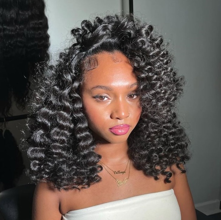 Email-only 14'' Glueless Wand Curl Bob Wear Go 7x5 Lace Wig With Pre-Plucked Natual Hairline Pre-Cut Lace Tiny Knots Flash Sale