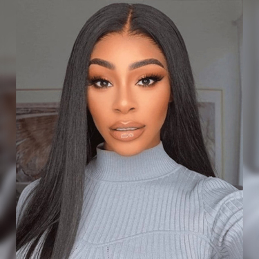 Glueless Human Hair Wigs 9x6 Lace Straight M Cap