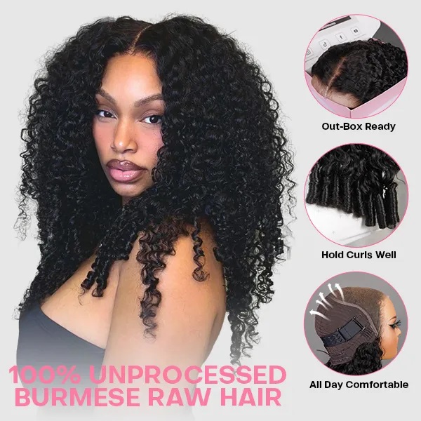 Burmese Curly M-Cap Wig
