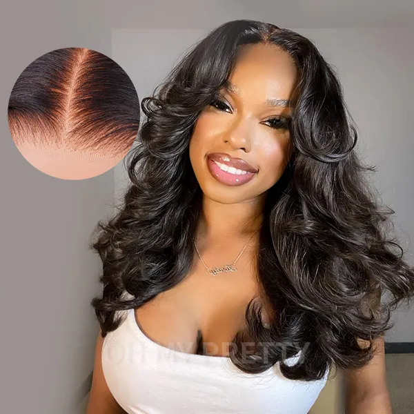 Chic Layered Cut Loose Wave Wear Go Glueless 9x6 Lace Wig&nbsp;