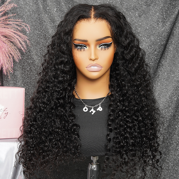 Email-only Water Wave 6x4 HD Lace 180% Wear Go Glueless Wig Clearance Sale