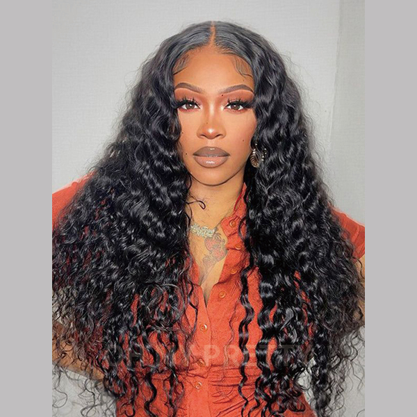 Deep Wave V Part Wigs Summer wigs for graduation hair Human Hair Half Wigs Beginner Friendly
