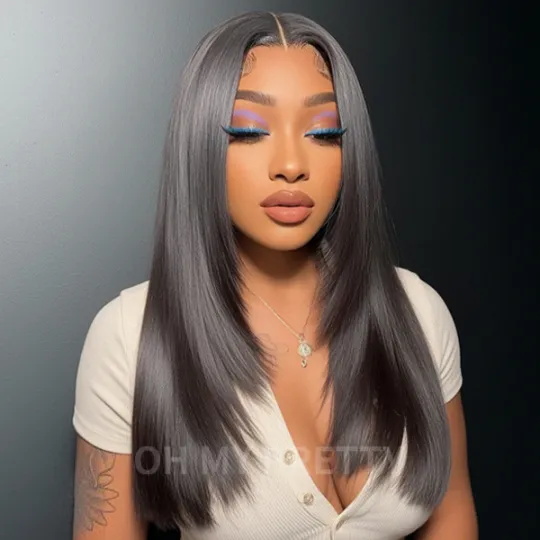 Glueless Layered Cut Straight 6x4 HD Lace Wigs