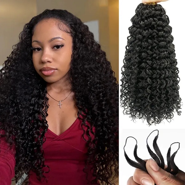 Water Wave Crochet Human Hair