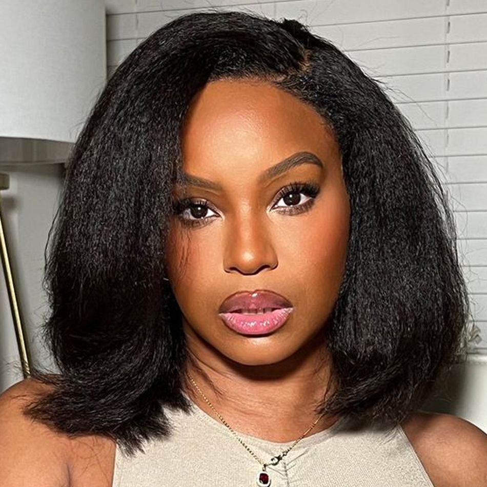 Email-only 10'' M Cap Yaki Straight 7x5 Wear Go Wig Pre-Bleached Tiny Knots Glueless Wig Flash Sale