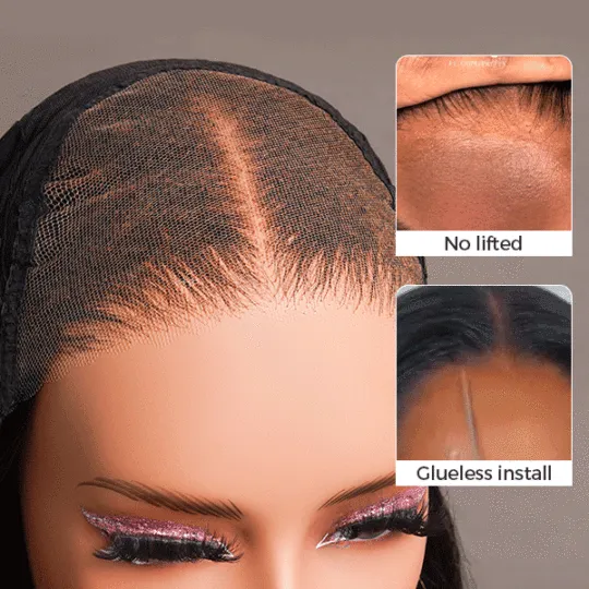 chocolate brown wig pre-cut lace