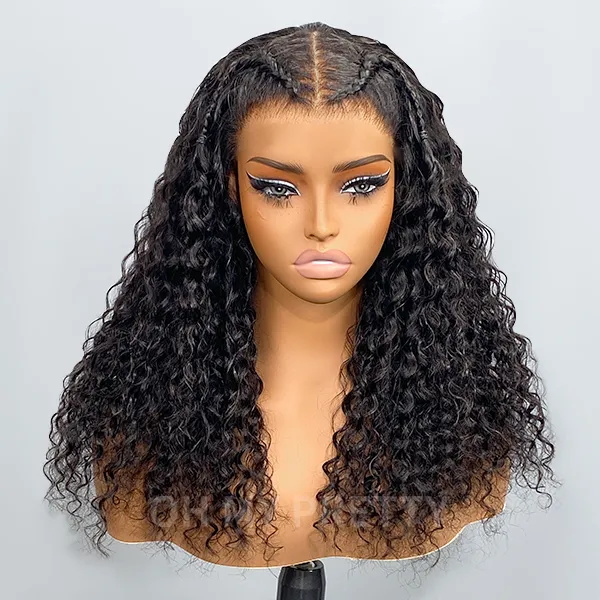 glueless braid wig