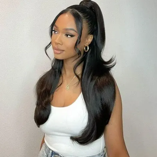 up-and-down-hairstyle-with-weave