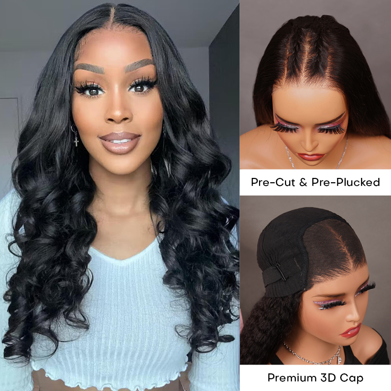 Flash Sale | Glueless Ocean Wave Wear Go 6x4 HD Lace Wig With Pre-plucked Edges