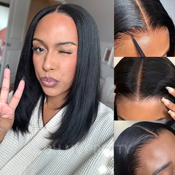 yaki straight Tpart Glueless Lace Wig