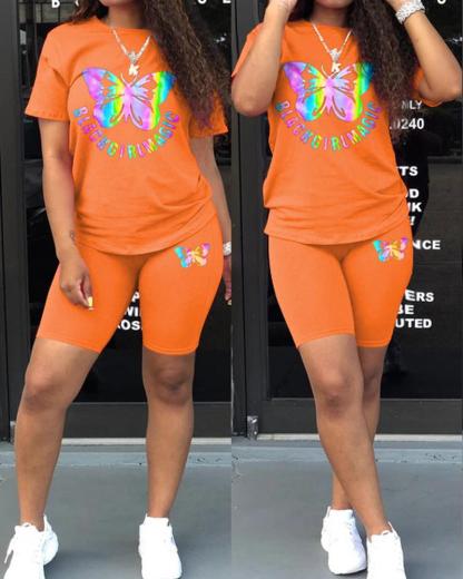 Reflective Butterfly Leisure Suit测试