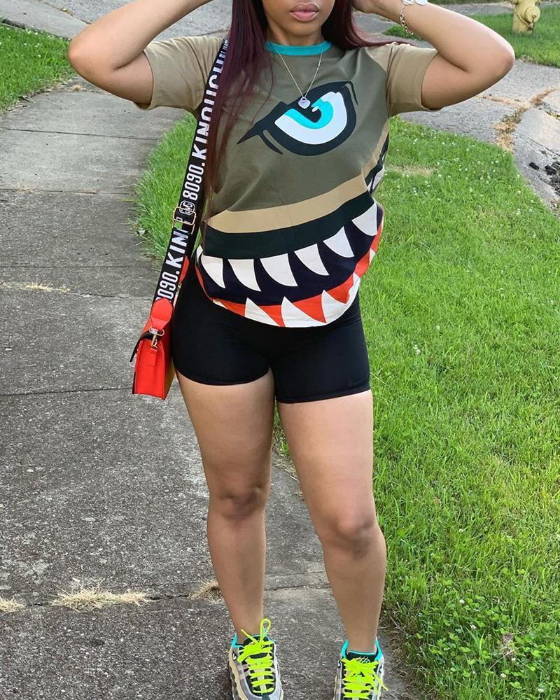 Shark Head Print Suit测试