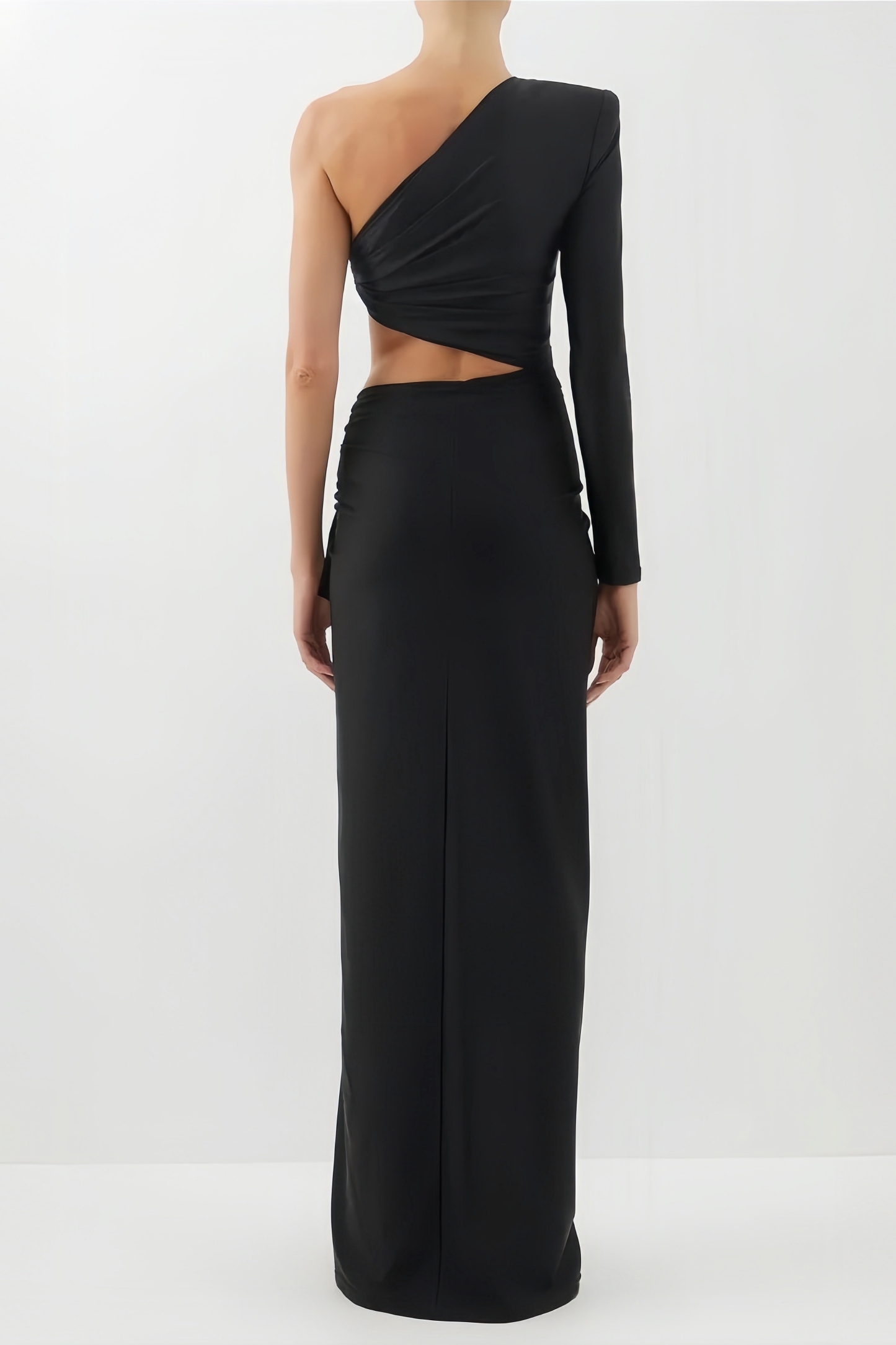 Xina Sexy One Shoulder Slit Maxi Dress