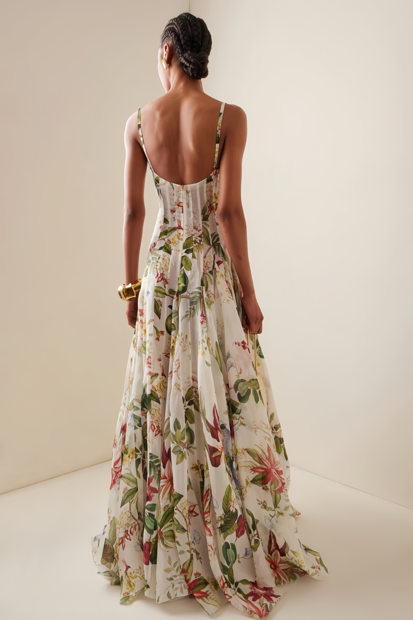 Faelyn Sleeveless Floral Maxi Dress