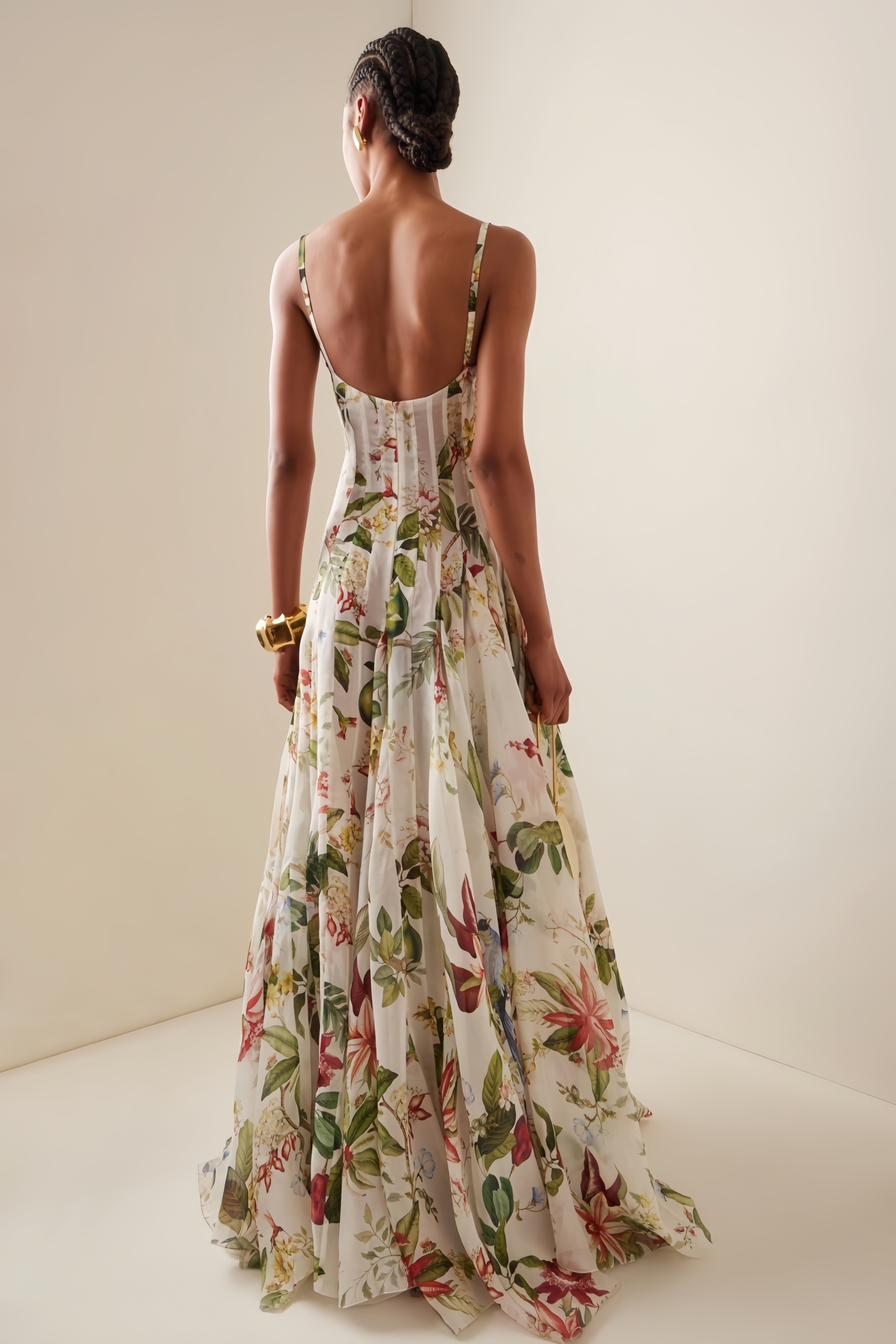 Faelyn Sleeveless Floral Maxi Dress