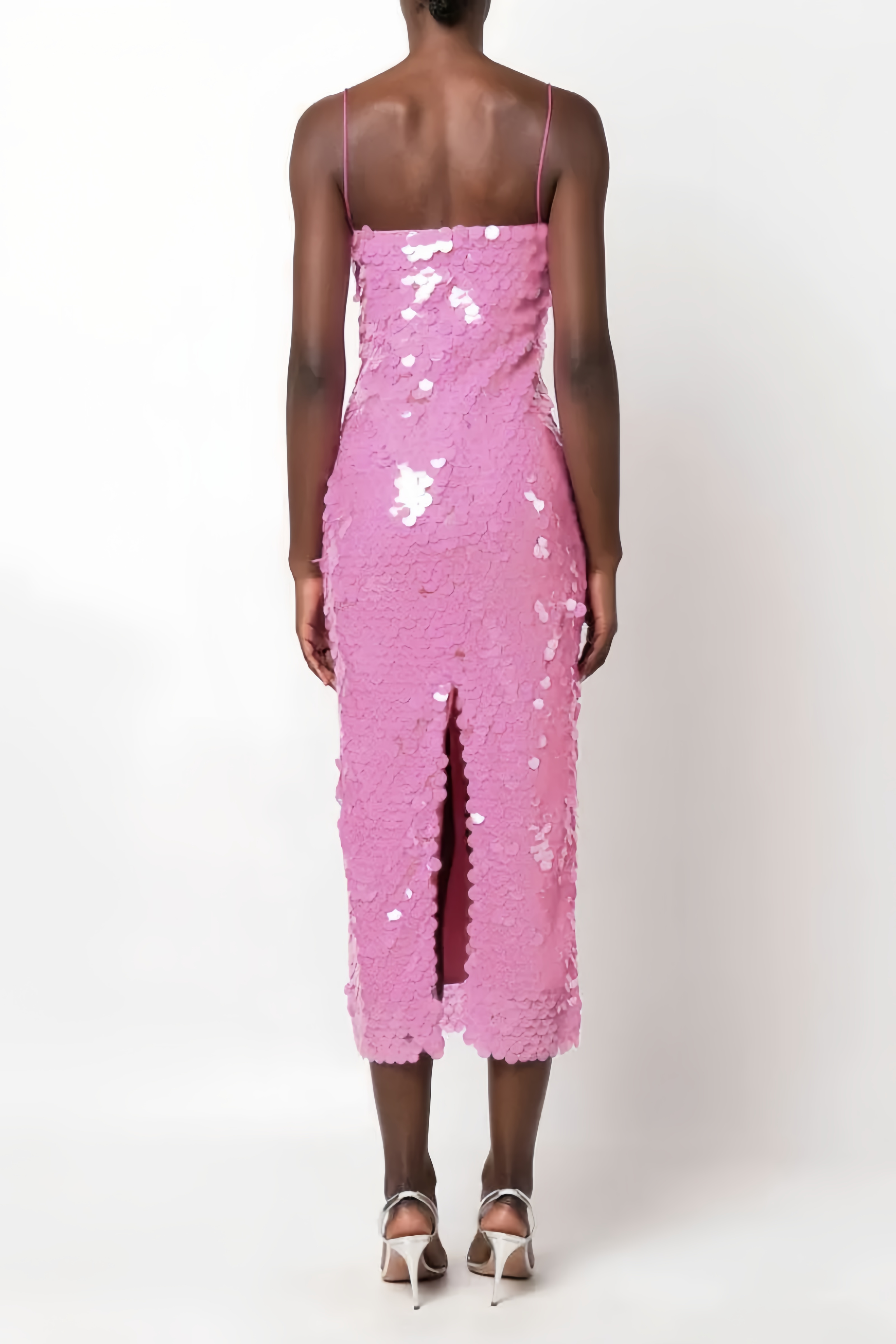 Naku Sequin Off-Shoulder Midi Dress