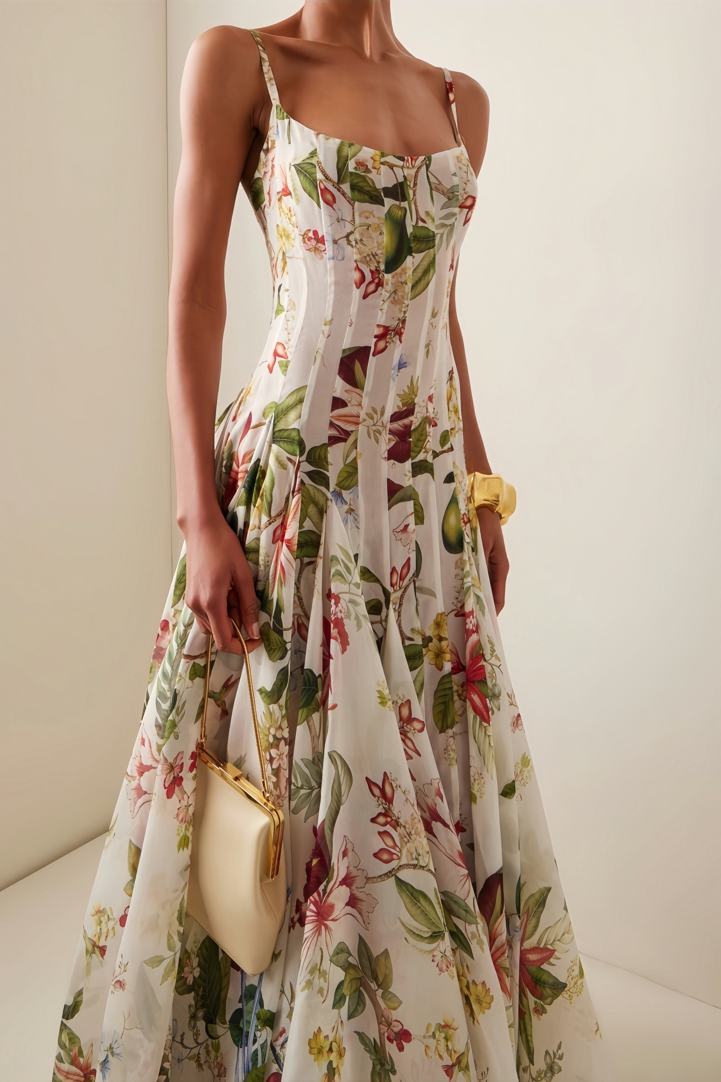 Faelyn Sleeveless Floral Maxi Dress