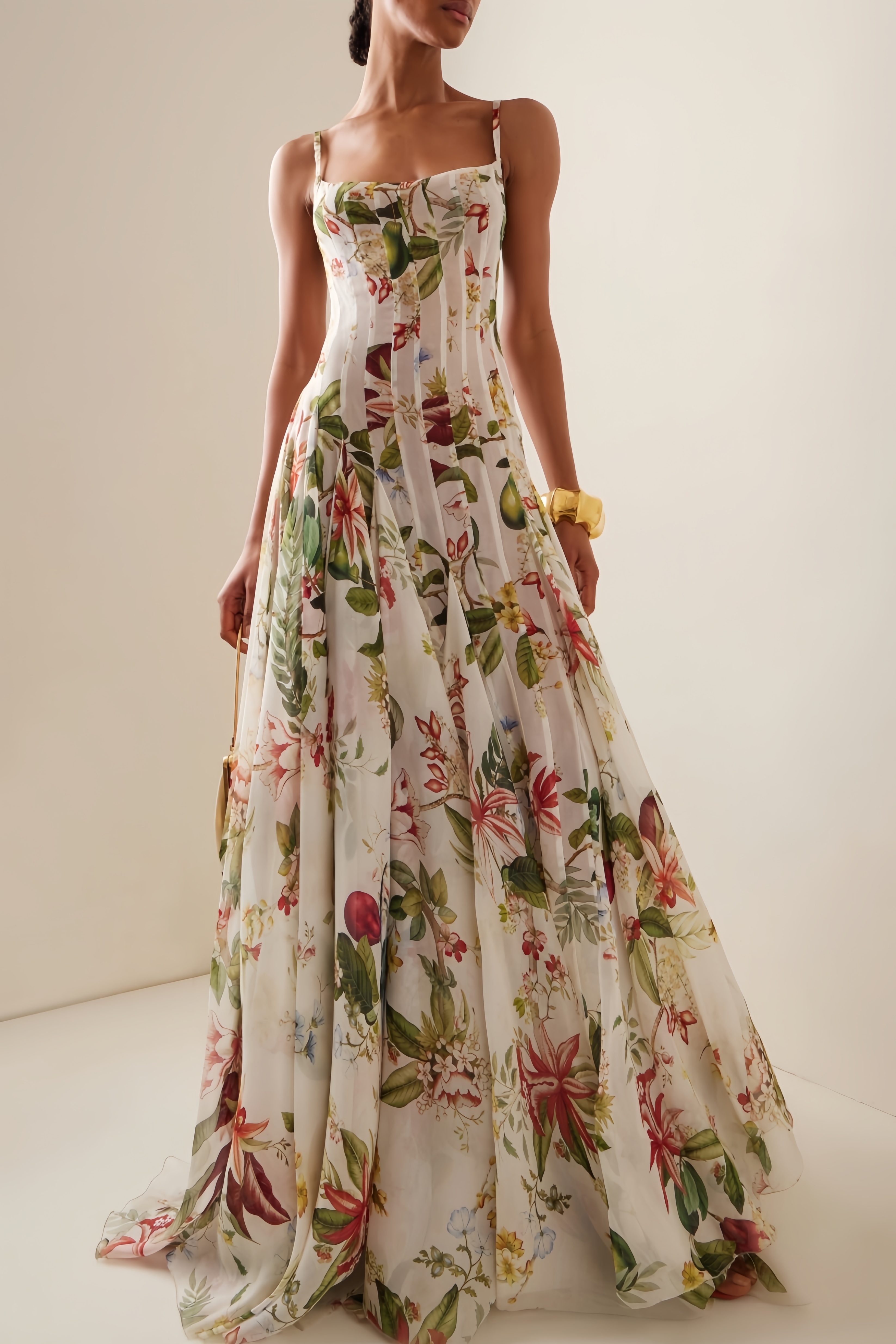 Faelyn Sleeveless Floral Maxi Dress