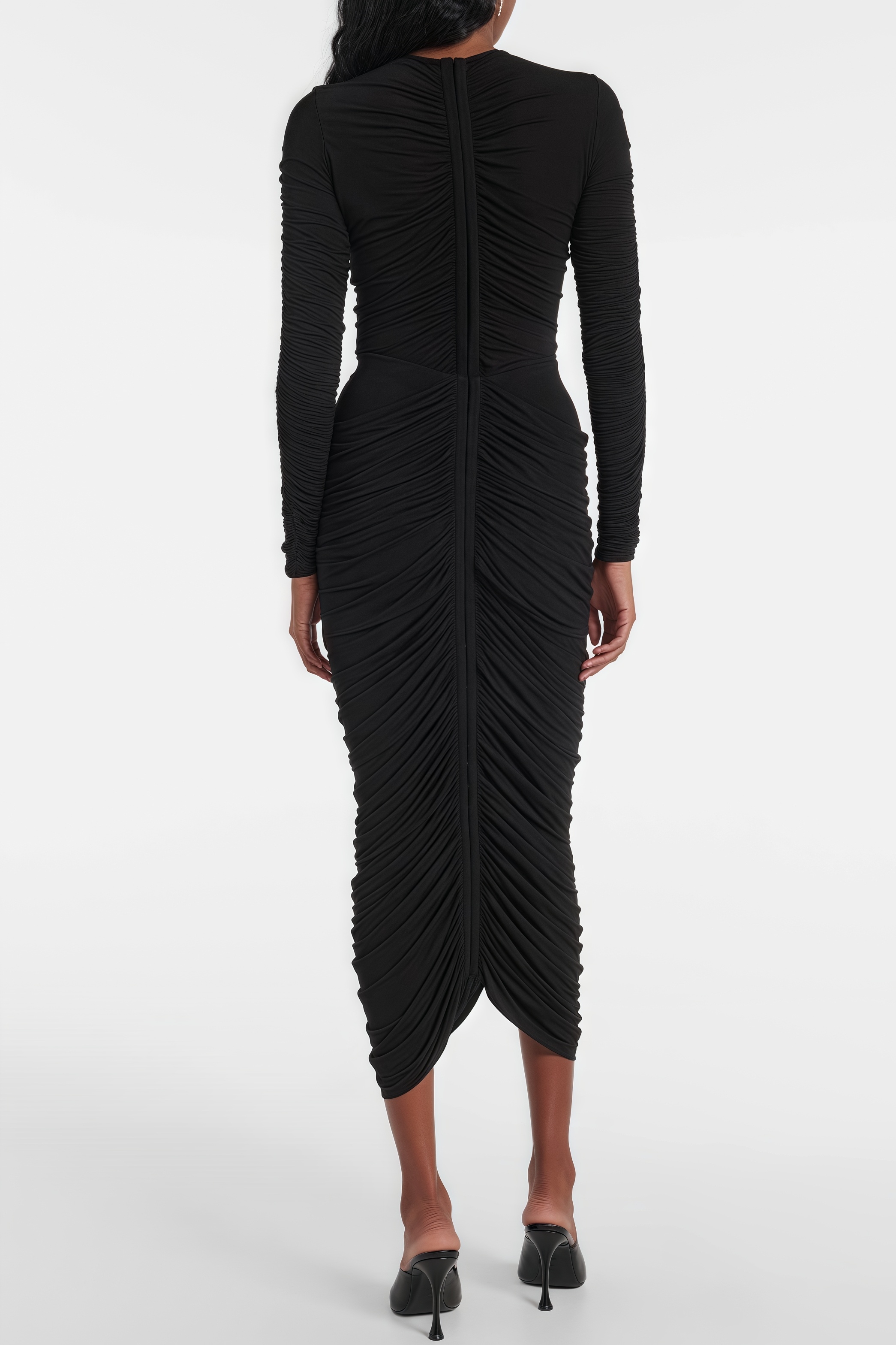Ruth 3D Floral Pleated Maxi Dress Two Piece Set