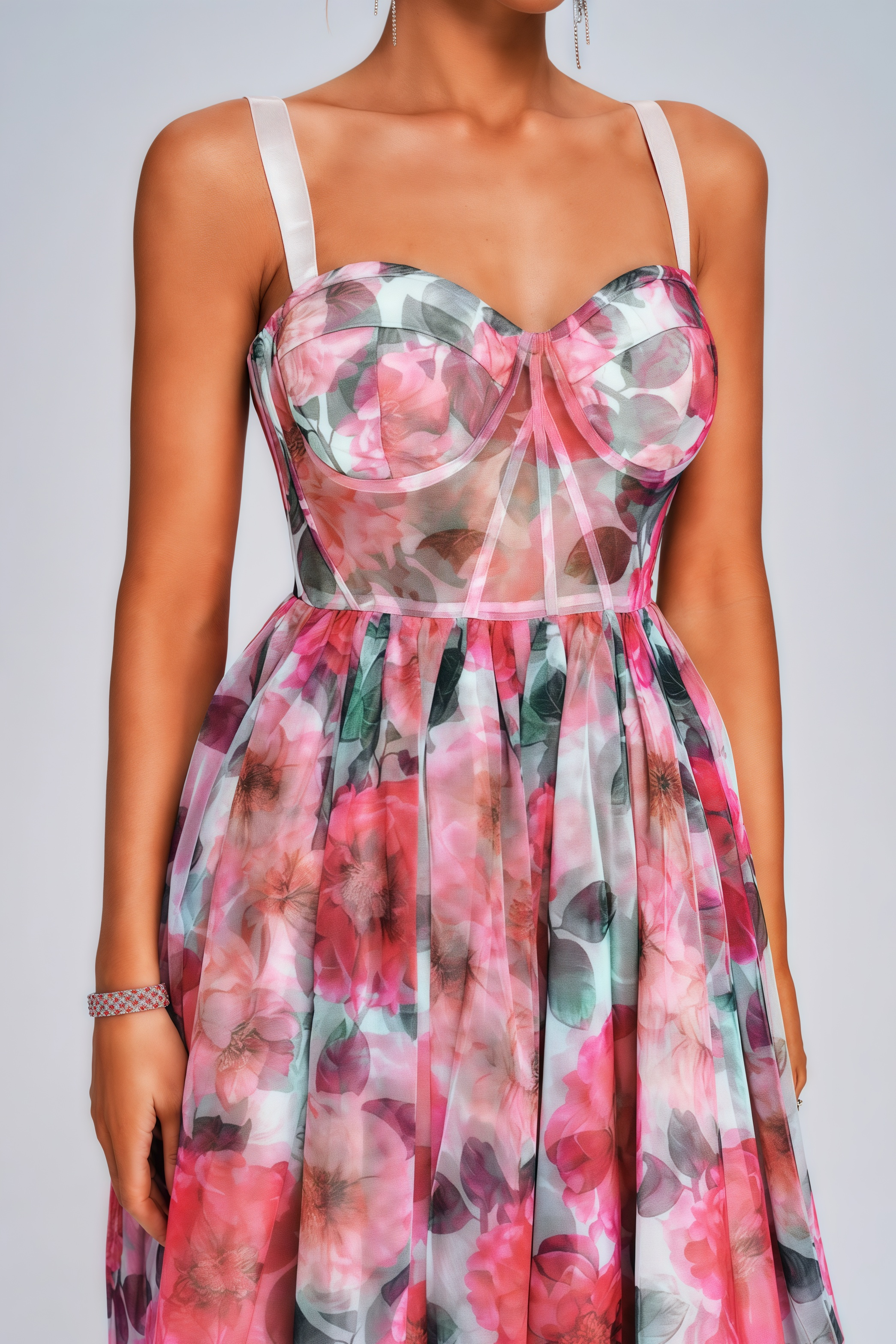 Talia Floral Midi Dress