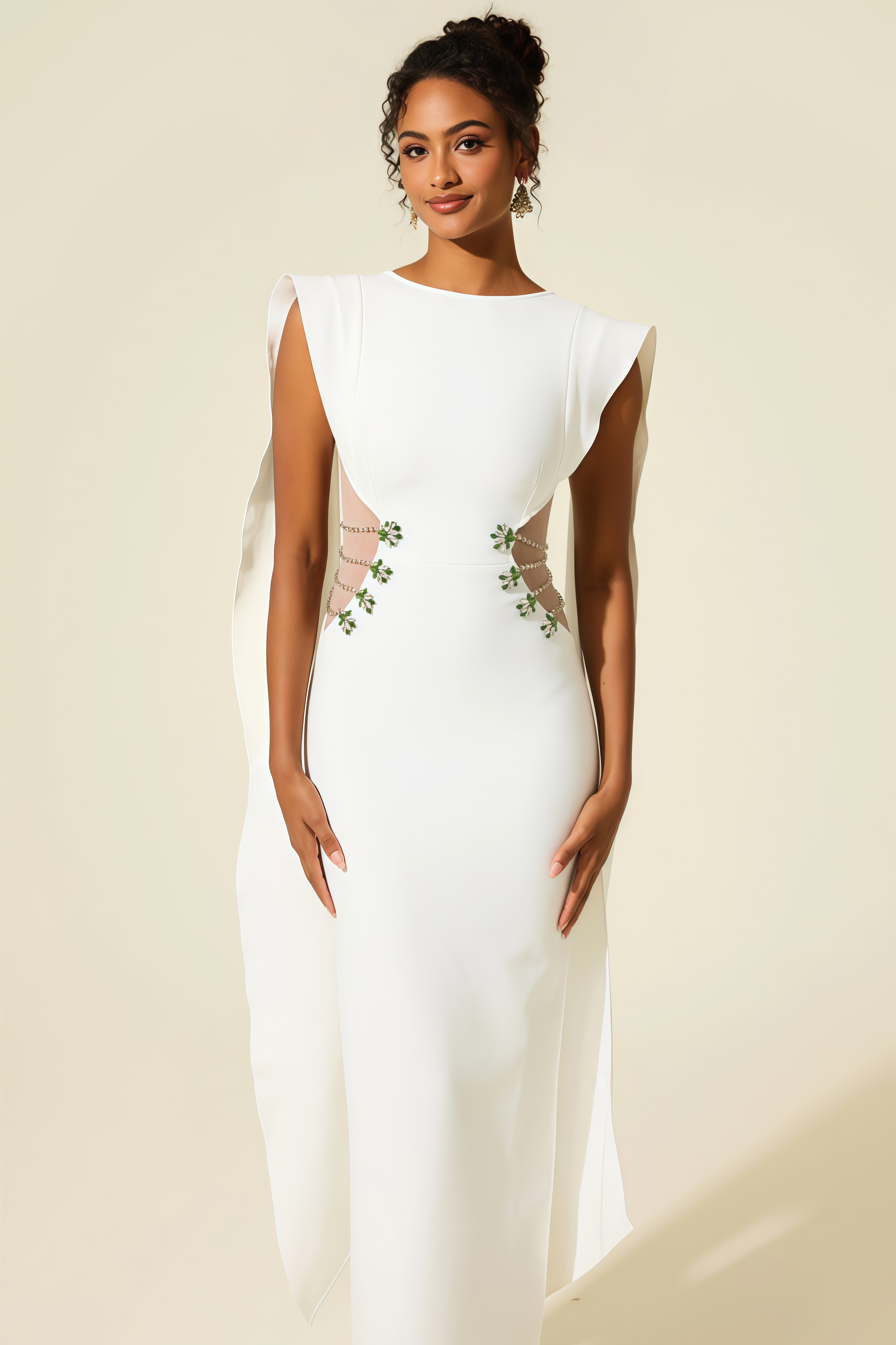 Eren Diamante Bandage Maxi Dress