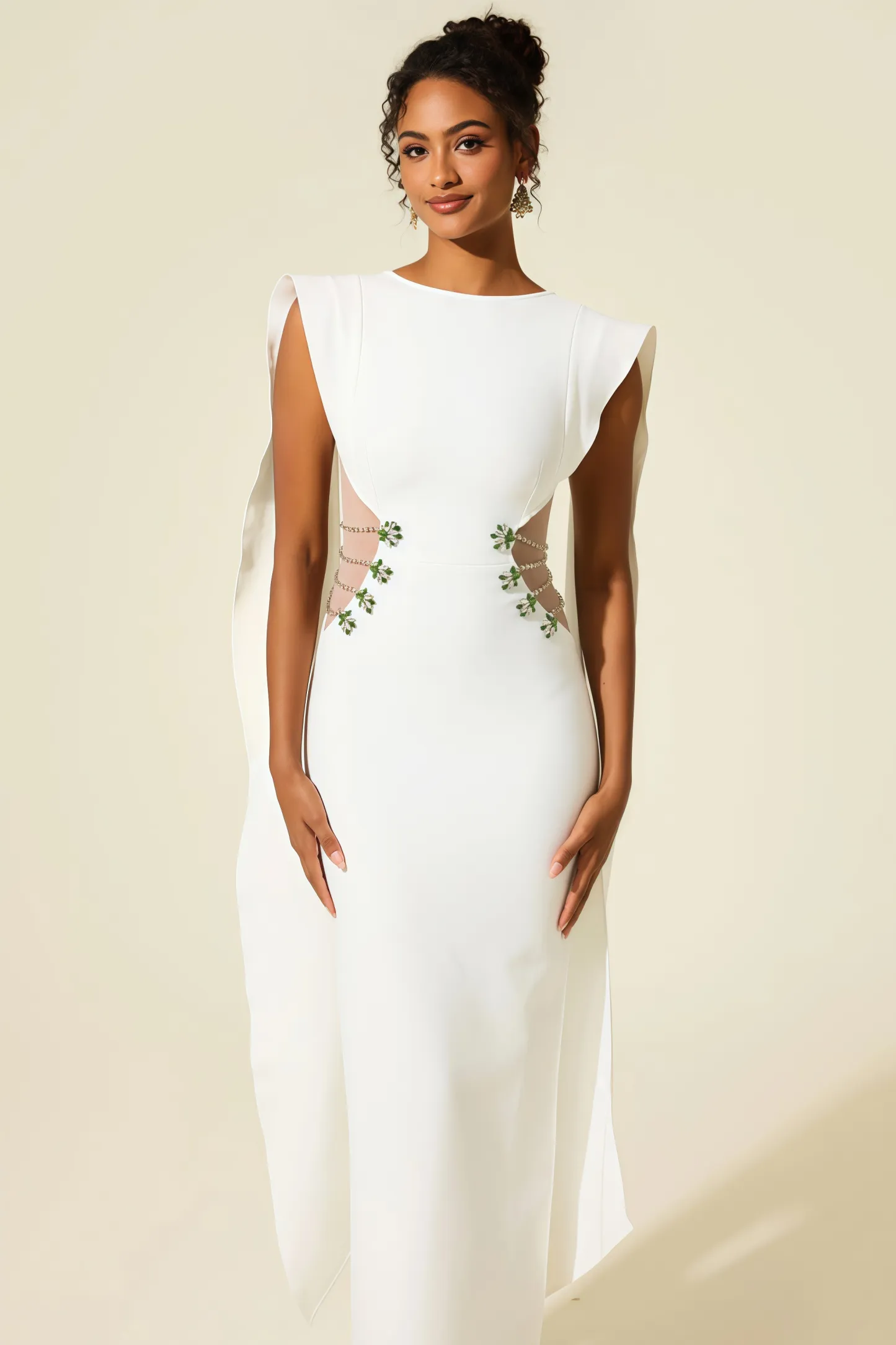 Eren Diamante Bandage Maxi Dress