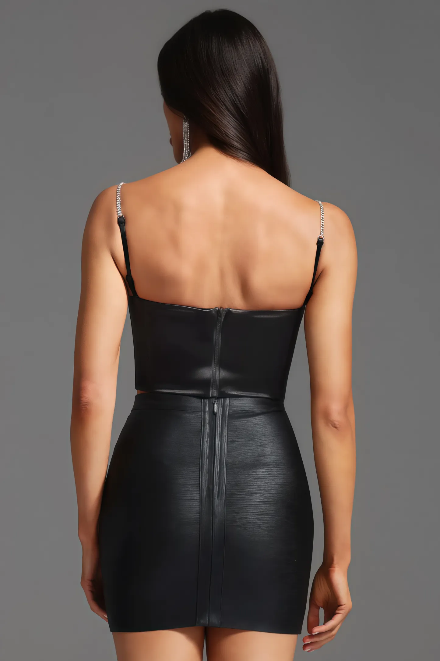 Dray Sleeveless Diamond Mini Corset